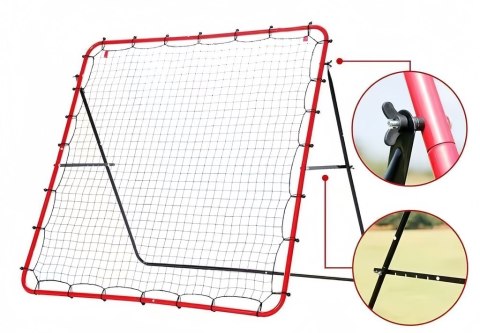Bramka piłkarska do piłki nożnej dla dzieci rebounder treningowy 125x125cm