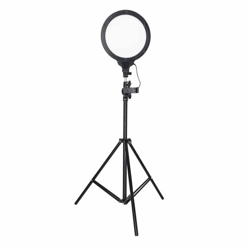 Lampa pierścieniowa studyjna LED ring okrągła do filmów 3 barwy światła panel