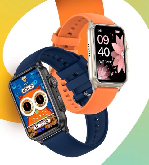 Smartwatch Damski RUBICON RNCF06 Black SMARUB215