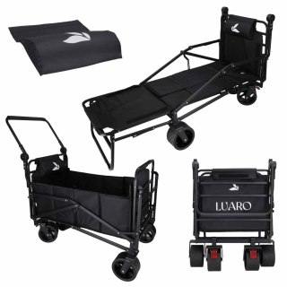 Wózek transportowy LUARO składany łóżko polowe 2w1