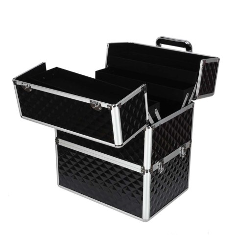 Kuferek na kosmetyki walizka organizer kosmetyczny XXL 3D