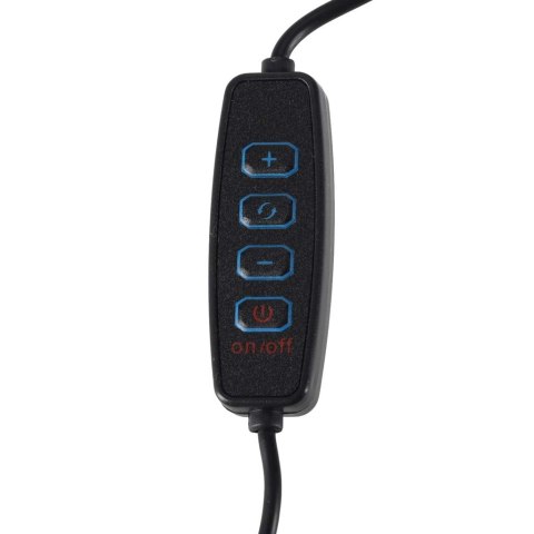 Lampka na biurko biurkowa LED USB obrotowy wysięgnik 2 sposoby mocowania
