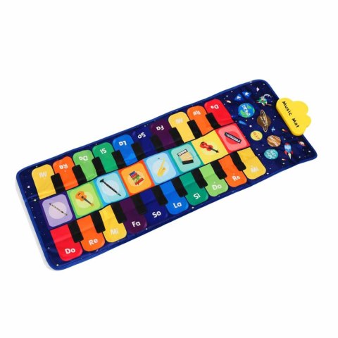 Mata do tańczenia dla dzieci interaktywna muzyczna 8 instrumentów 10 melodii