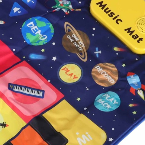 Mata do tańczenia dla dzieci interaktywna muzyczna 8 instrumentów 10 melodii