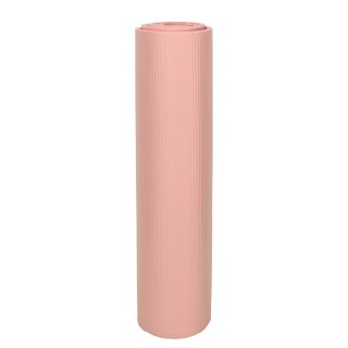 Mata do ćwiczeń jogi gimnastyczna treningowa fitness karimata gruba 1,5cm różowa + pokrowiec