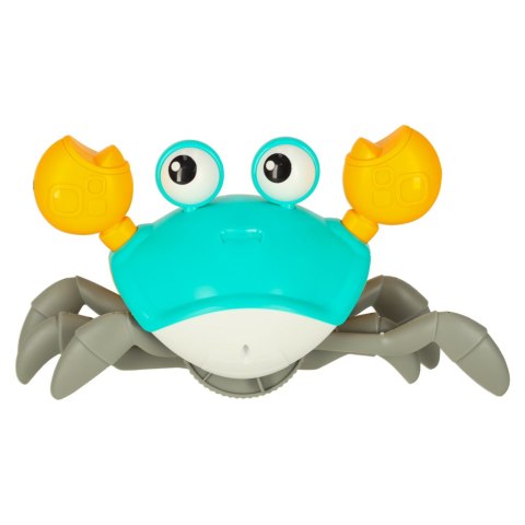 Krab uciekający pełzający czujnik interaktywna akumulator USB zielony